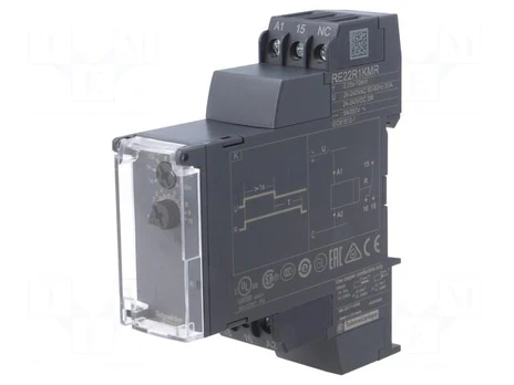 Timer | 0,05s÷10min | SPDT | 250VAC/5A | 24÷240VAC | 24÷240VDC | DIN