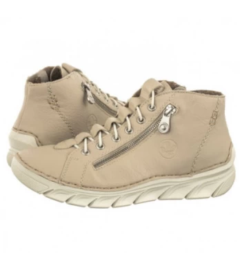 Rieker Beżowe 55048-60 Beige (RI125-a) batai