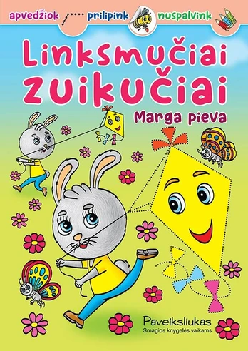 Linksmučiai zuikučiai. Marga pieva