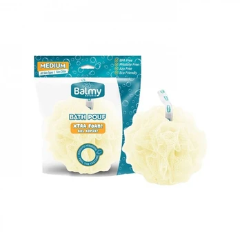 BALMY NATUREL BATH POUF MEDIUM plaušinė