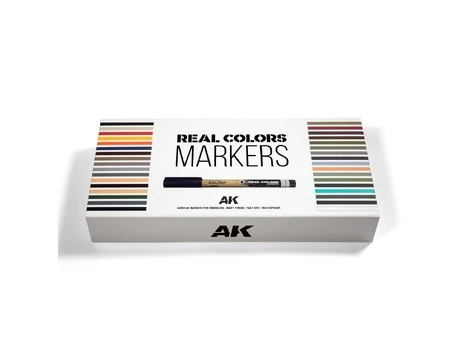 AK Interactive - SPECIAL BOX RC MARKERS (žymeklių komplektas) (34 vnt.), RCM150