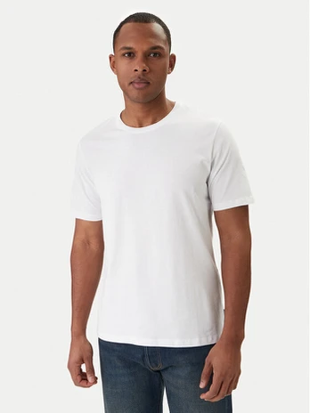 Jack & Jones JJEORGANIC BASIC men´s t-shirt 12156101 Baltas SLIM