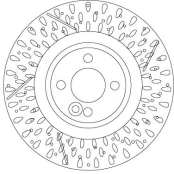 TRW DF6930S Brake Disc kaina