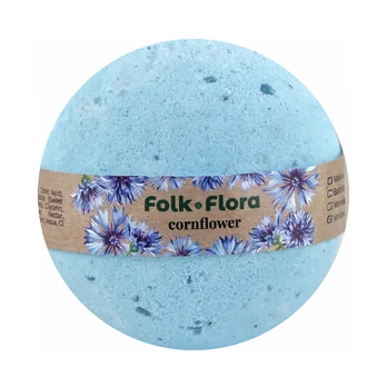 FOLK & FLORA CORNFLOWER vonios burbulas, 130 g