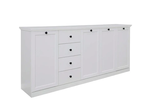 Komoda Trendteam Baxter, 195 cm, balta