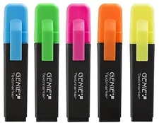 GENIE Textmarker 5-Farben 5 Stk. kaina