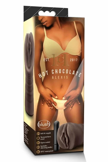 Hot Chocolate Alexis Chocolate Intimate Sleeve with Vibrating System 13.3cm