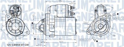 Starteris MAGNETI MARELLI 063721307010