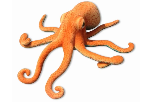 Pliušinis žaislas Aštuonkojis, oranžinis, 55 cm