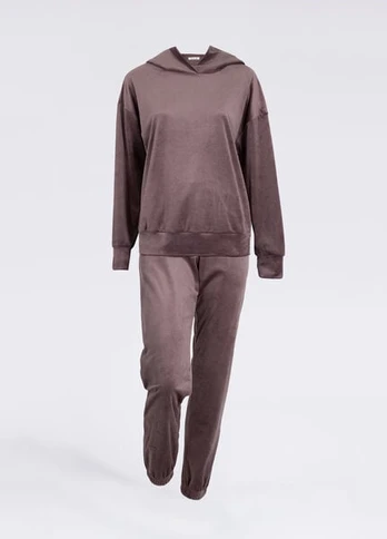 Veliūrinis komplektas SOFT WINTER 5814/080 Giulia, spalva mokko