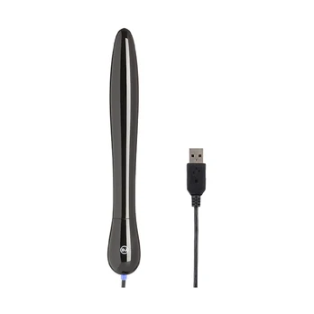Doc Johnson Main Squeeze šildymo lazdelė, USB, juoda