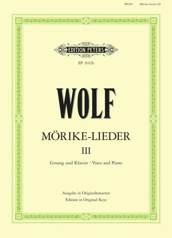 Morike-Lieder Book 3 (low voice)