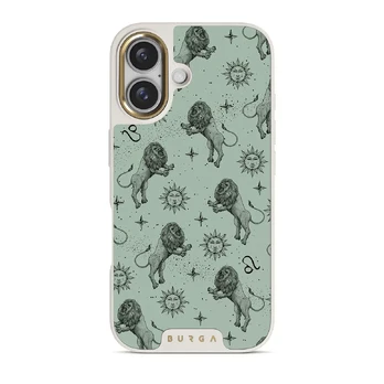 Leo - iPhone 16 Case, Elite Light (MagSafe) / Gold / Turquoise