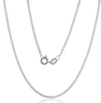 Sidabrinė grandinėlė Rollo 1 mm - 2.5 g. - 1 mm. - 47
