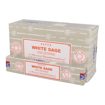 Satya White Sage smilkalai x 12