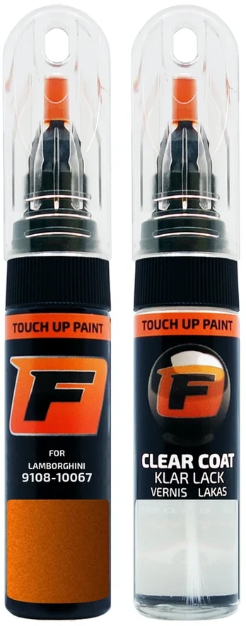 Firanto LAMBORGHINI 9108-10067 - ARANCIO ECLIPSE Dažų korektorius įbrėžimų taisymui + Lakas 15 ml