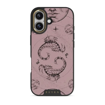 Scorpio - iPhone 17 Case, Elite Dark (MagSafe) / Gold / Pink