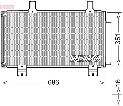 Kondensatorius, oro kondicionierius DENSO DCN40028