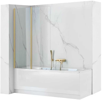 Vonios sienelė Rea Agat-2, 80 cm, Brushed Gold
