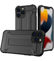 Juodas dėklas Apple iPhone 14 Pro telefonui "Hybrid Armor"