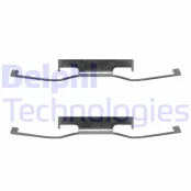 DELPHI LX0054 Brake pad fitting kit kaina