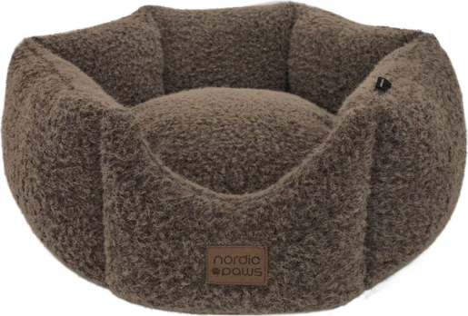 Nordic Paws - ComfyHex Dogbed Edda S - Brown - 55 x 55 x 24 cm