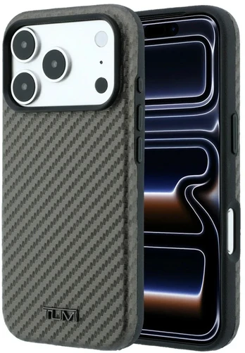 Dėklas Tumi Carbon MagSafe do iPhone 18 Pro Max / 17 Pro Max antracytowy