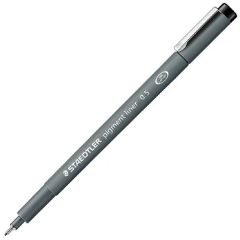 Rapidografas Staedtler Pigment Liner, 0,2 mm, juodas