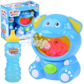 Blue Mėlyna Automatic soap bubble machine mėlynas elephant ZA4149