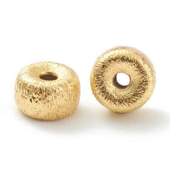 Žalvarinis intarpas 6x4 mm. 4 vnt