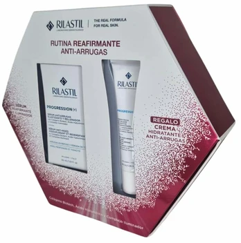 Rilastil PROGRESSION (+) ANTI-WRINKLE AND ILLUMINATING ROUTINE 2-PIECE CASE