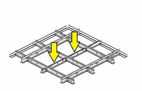 Profilis Knauf Crossband For Suspended Ceilings 0.6m