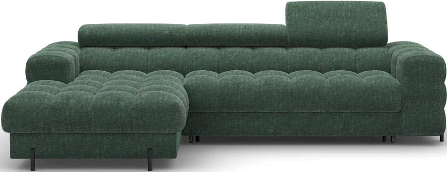 Kampinė sofa Felro, Žalia
