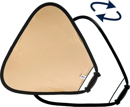 Manfrotto reflector Tri Grip 75cm, golden/white (LA-3641) | LL LR3641