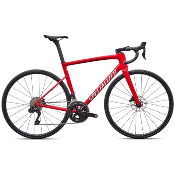 Specialized Tarmac SL8 Comp plento dviratis | Shimano 105 Di2 | Gloss Red Tint Over Silver Dust, 61