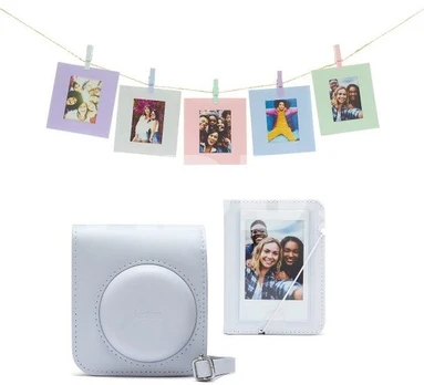 Fujifilm Instax Mini 12 Accessory Kit: Clay White