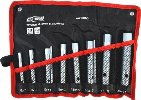 AW-Tools AWTools AWTOOLS KLUCZE RUROWE 10vnt. /6mm-22mm/
