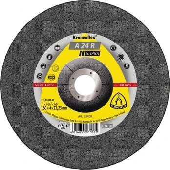 Šlifavimo diskas Klingspor A 24 R Supra; 100x4x16 mm; 10 vnt.