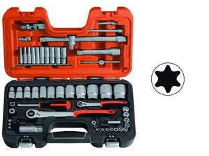 Įrankių rinkinys Bahco 1/4" & 1/2" Square Drive Socket Set, 56 vnt.