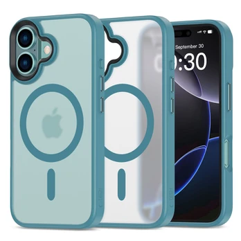 Dėklas TECH-PROTECT MAGMAT MAGSAFE IPHONE 16 MATTE TEAL