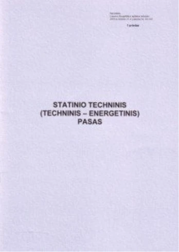 Statinio techninis (techninis energetinis) pasas (8) 0720-085 | 7172