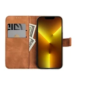 Dėklas telefonui Forcell TENDER - Samsung Galaxy A22 LTE ( 4G ), rudas kaina