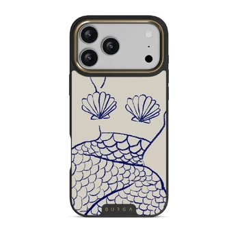 Marine Muse - iPhone 17 Pro Max Case, Elite Dark (MagSafe) / Gold