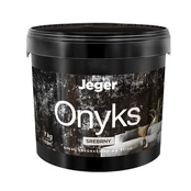 Dekoratyvinis tinkas Jeger ONYKS SILVER, sidabro, 7 kg