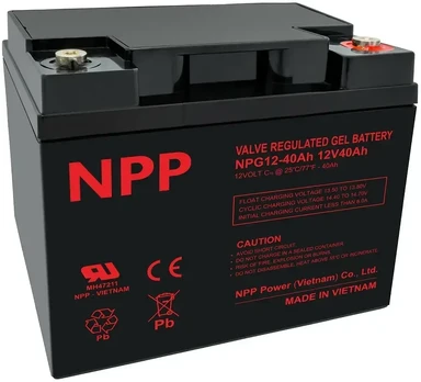 Baterija 12V 40Ah T14(M6) Pb GEL NPP