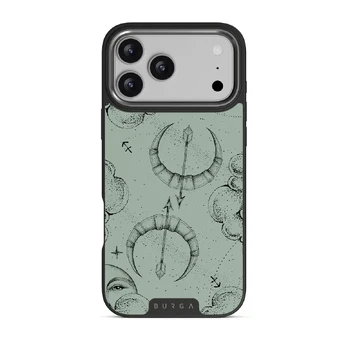 Sagittarius - iPhone 17 Pro Max Case, Elite Dark (MagSafe) / Gunmetal / Turquoise