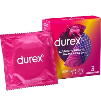 Prezervatyvai DUREX DAME PLACER 3 vnt