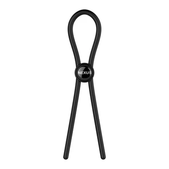 Nexus Forge Adjustable Silicone Lasso Ring Juodas 30 cm
