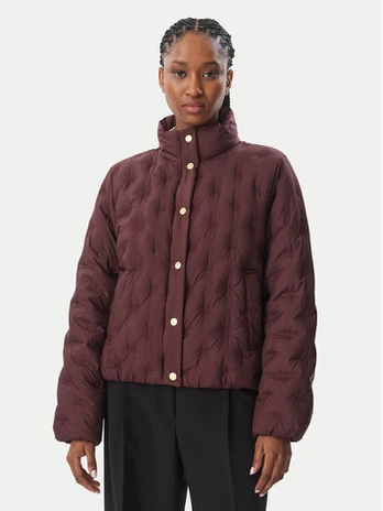 Tommy Hilfiger Pūkinė striukė WW0WW49855 Vyšninė Regular Fit