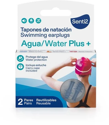 Senti2 AGUA PLUS+ swimming plugs 2 units